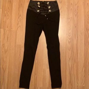 BeBe black stretch pants